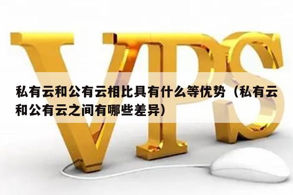 私有云和公有云相比具有什么等优势（私有云和公有云之间有哪些差异） 第1张