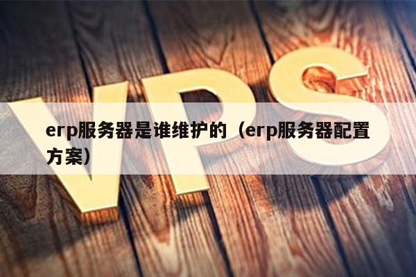 erp服务器是谁维护的（erp服务器配置方案） 第1张